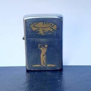 Sport Collector Series Golfer Ad 1959 Zippo